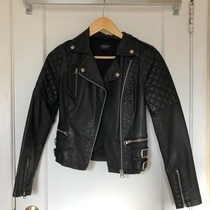 EUC TopShop Leather Jacket